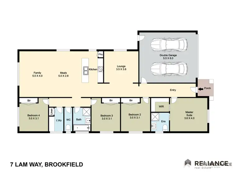 Floorplan of Homely house listing, 7 Lam Way, Brookfield VIC 3338