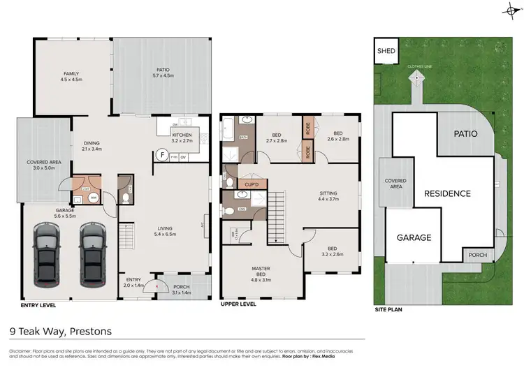 Floorplan of Homely house listing, 9 Teak Way, Prestons NSW 2170