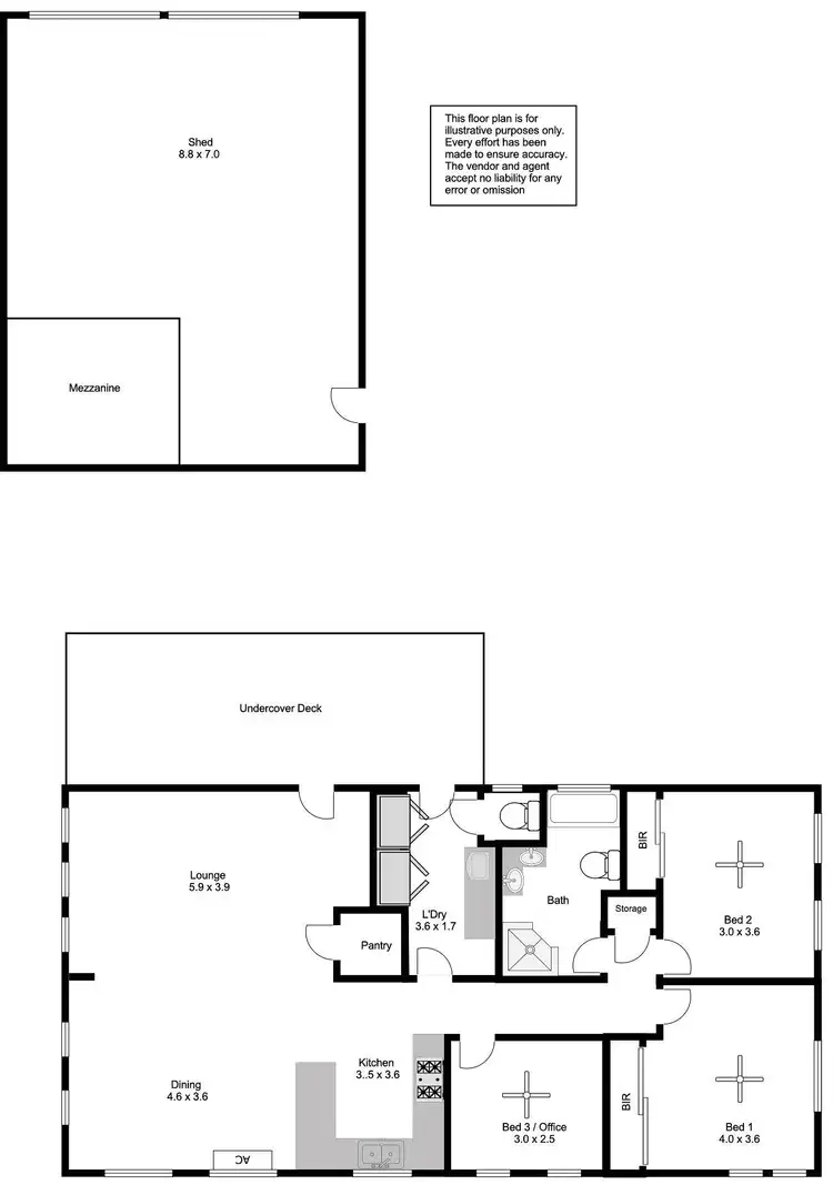 Floorplan of Homely house listing, 71 Kernilla Lane, North Shields SA 5607