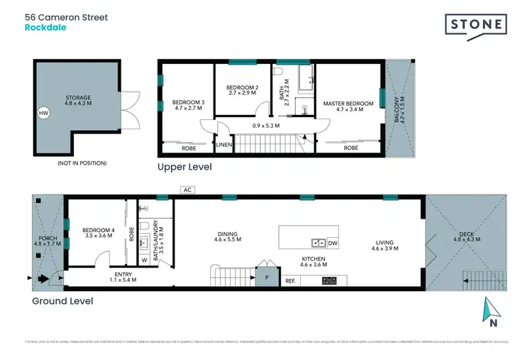 Floorplan of Homely house listing, 56 Cameron Street, Rockdale NSW 2216