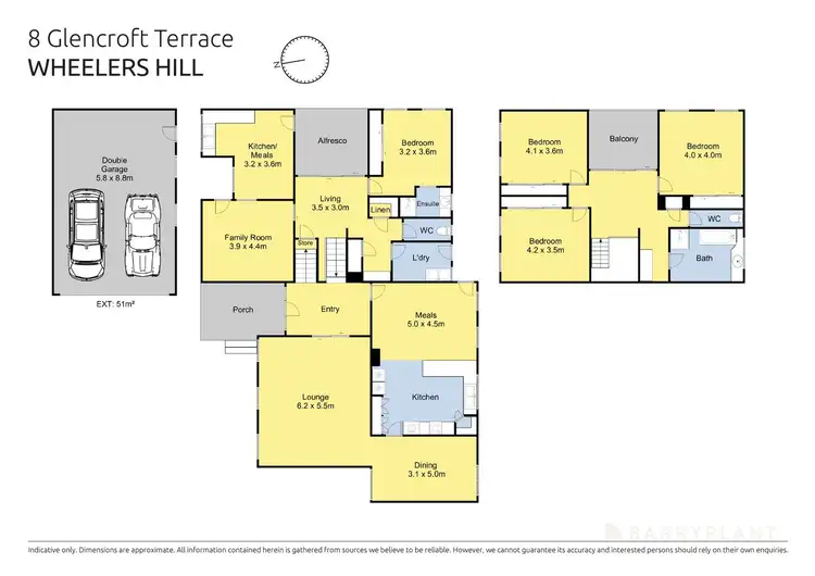 Floorplan of Homely house listing, 8 Glencroft Terrace, Wheelers Hill VIC 3150