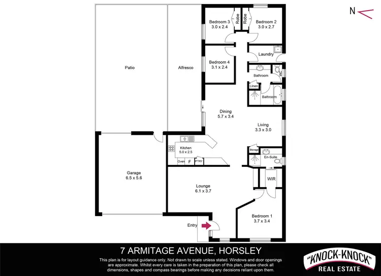 Floorplan of Homely house listing, 7 Armitage Avenue, Horsley NSW 2530