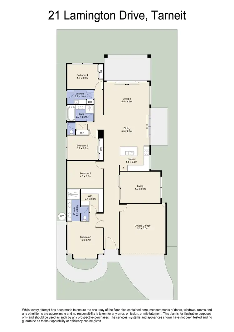 Floorplan of Homely house listing, 21 Lamington Drive, Tarneit VIC 3029