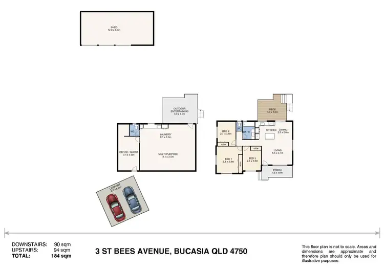 Floorplan of Homely house listing, 3 St Bees Avenue, Bucasia QLD 4750