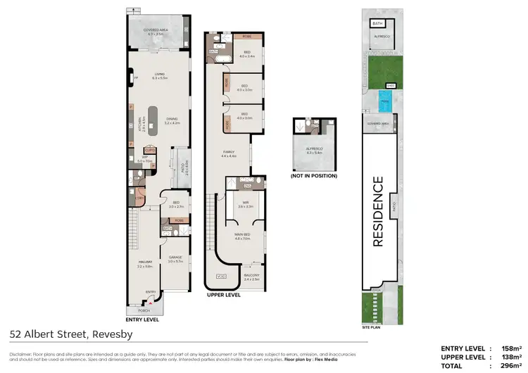 Floorplan of Homely semi-detached listing, 52 Albert Street, Revesby NSW 2212