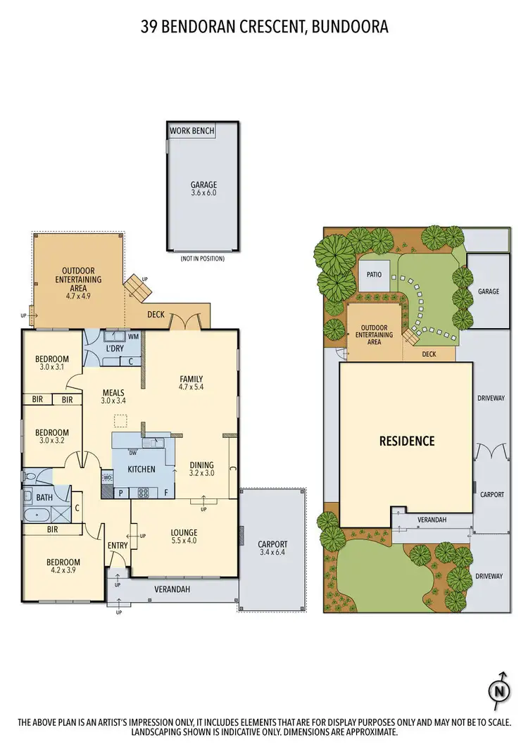 Floorplan of Homely house listing, 39 Bendoran Crescent, Bundoora VIC 3083