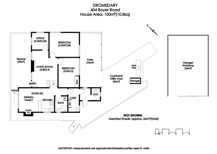 Floorplan of Homely rural property listing, 404 Boyer Road, Dromedary TAS 7030