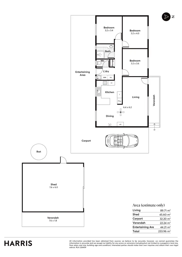 Floorplan of Homely house listing, 32 Park Terrace, Stansbury SA 5582