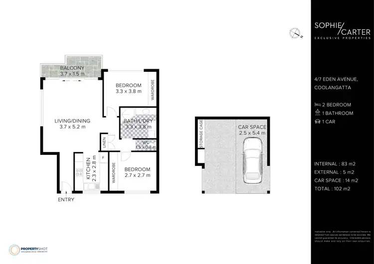 Floorplan of Homely unit listing, 4/7 Eden Avenue, Rainbow Bay QLD 4225