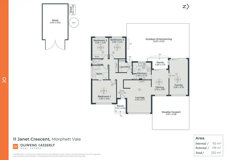 Floorplan of Homely house listing, 11 Janet Crescent, Morphett Vale SA 5162
