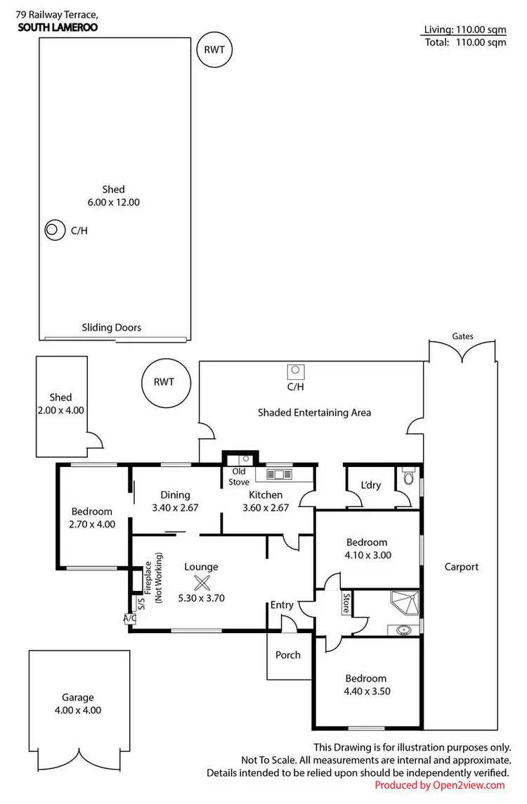 Floorplan of Homely house listing, 79 Railway Terrace South, Lameroo SA 5302