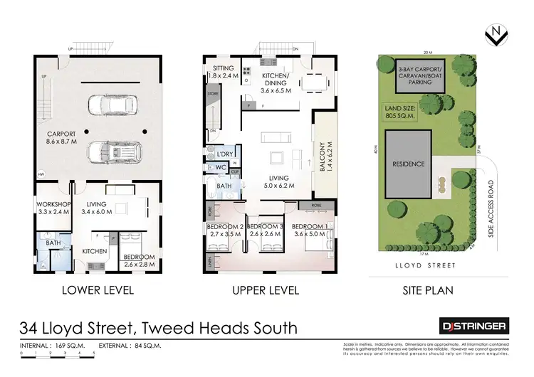 Floorplan of Homely house listing, 34 Lloyd Street, Tweed Heads South NSW 2486