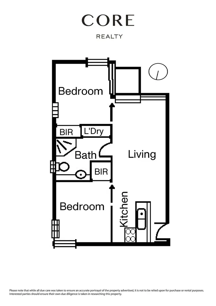 Floorplan of Homely apartment listing, 707/118 Franklin Street, Melbourne VIC 3000
