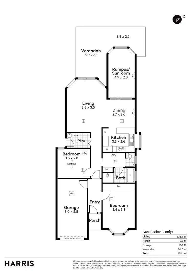 Floorplan of Homely house listing, 3/6 Shaftsbury Avenue, Fulham Gardens SA 5024
