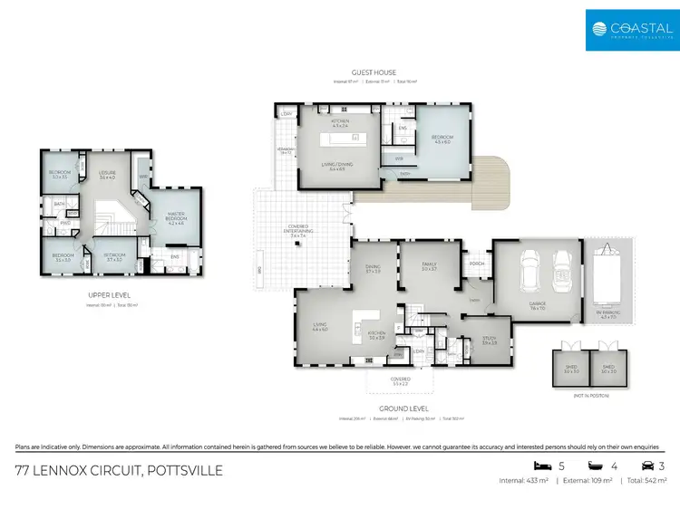 Floorplan of Homely house listing, 77 Lennox Circuit, Pottsville NSW 2489
