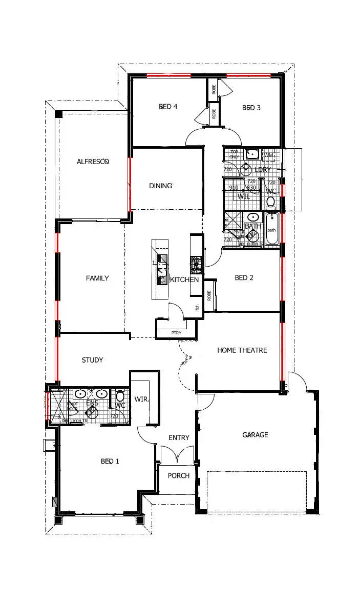 Floorplan of Homely house listing, 22 Duckbill Loop, Southern River WA 6110