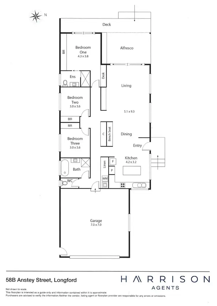 Floorplan of Homely land listing, 58B Anstey Street, Longford TAS 7301