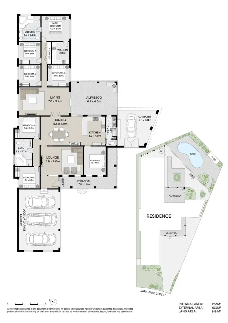 Floorplan of Homely house listing, 3 Sara Jane Close, Kanwal NSW 2259