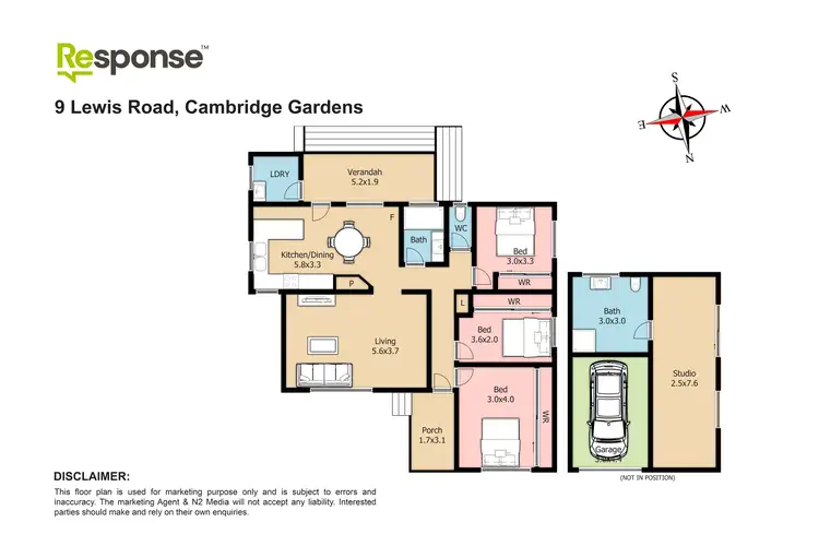 Floorplan of Homely house listing, 9 Lewis Road, Cambridge Gardens NSW 2747