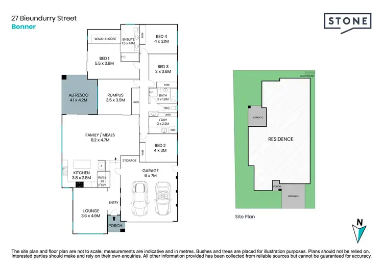Floorplan of Homely house listing, 27 Bieundurry Street, Bonner ACT 2914