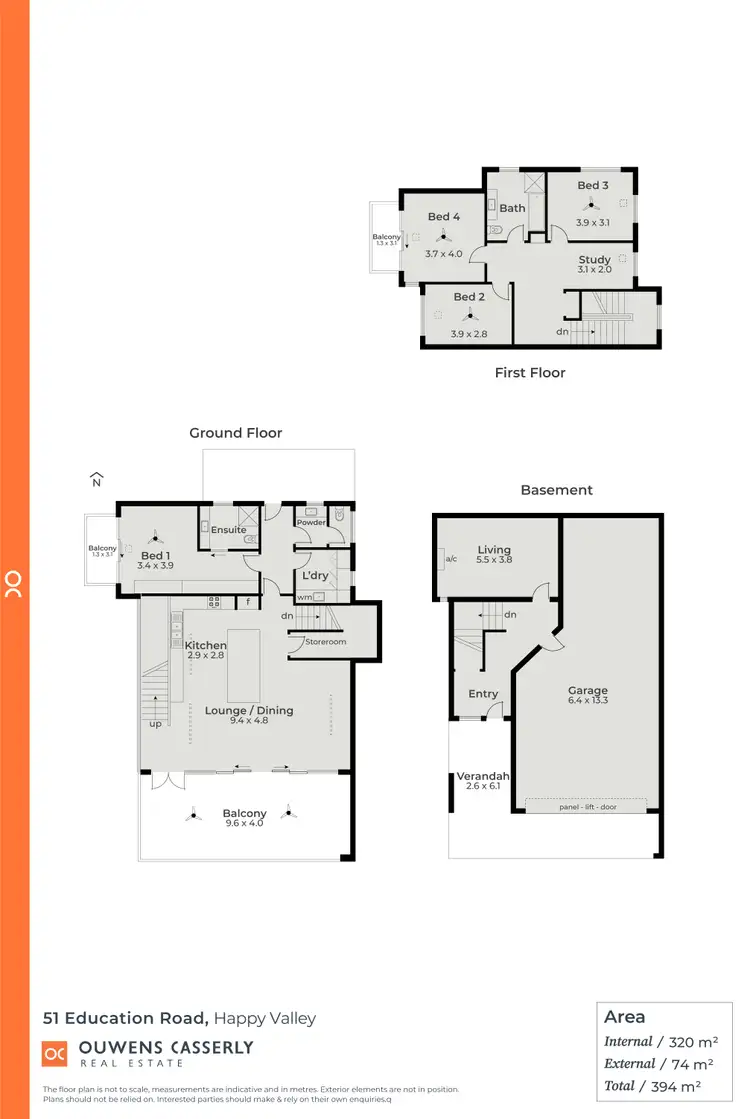Floorplan of Homely house listing, 51 Education Road, Happy Valley SA 5159