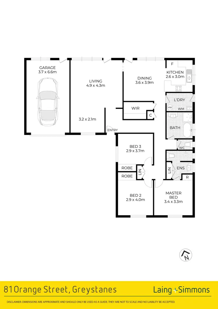Floorplan of Homely house listing, 81 Orange Street, Greystanes NSW 2145