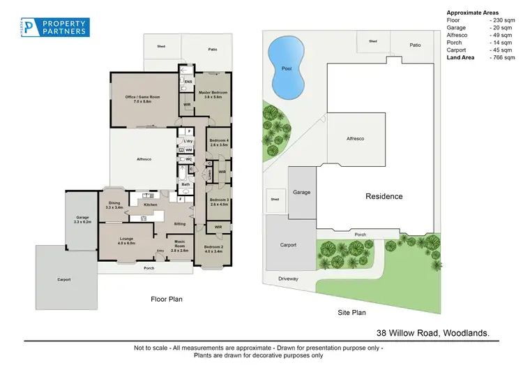 Floorplan of Homely house listing, 38 Willow Road, Woodlands WA 6018