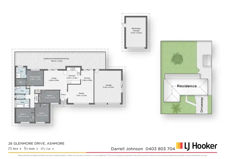 Floorplan of Homely house listing, 26 Glenmore Drive, Ashmore QLD 4214