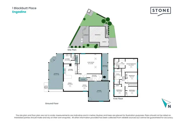 Floorplan of Homely house listing, 1 Blackbutt Place, Engadine NSW 2233