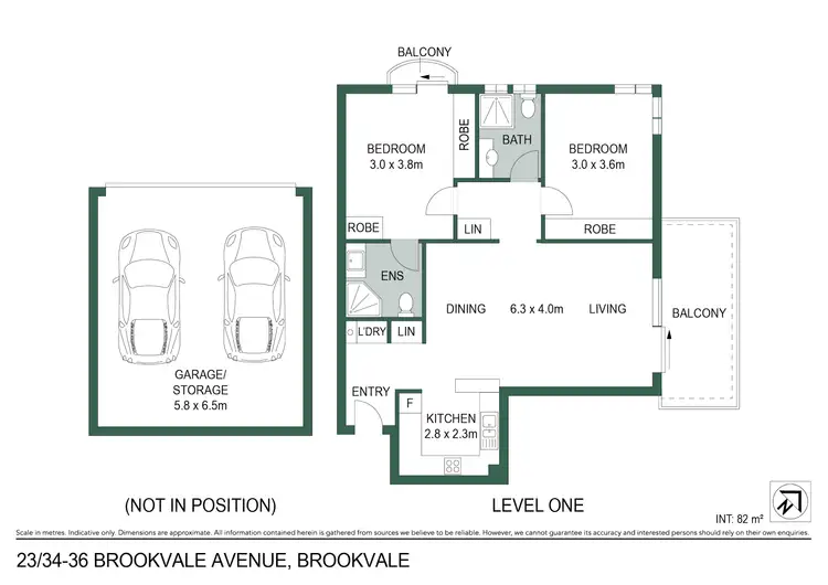Floorplan of Homely unit listing, 23/34-36 Brookvale Avenue, Brookvale NSW 2100
