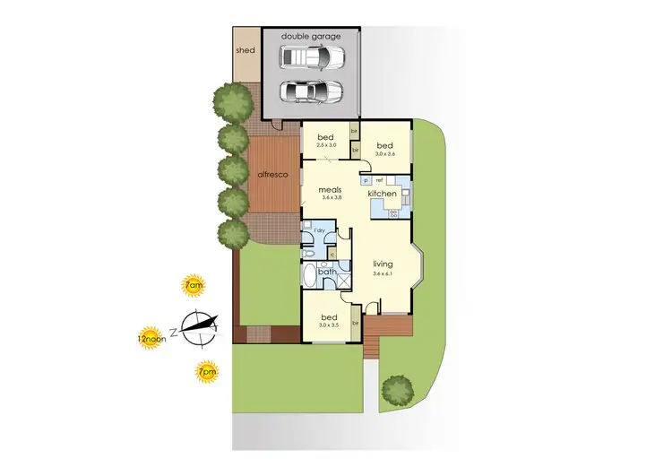 Floorplan of Homely unit listing, 20 Hilltop Mews, Frankston VIC 3199