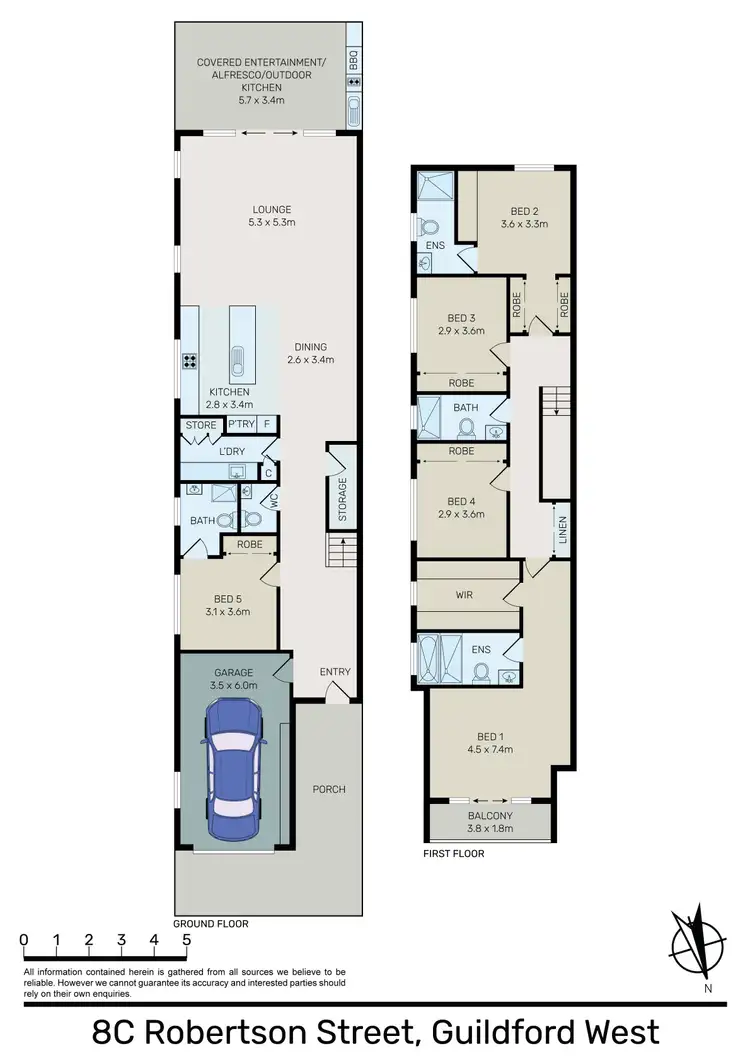 Floorplan of Homely house listing, 8c Robertson Street, Guildford NSW 2161
