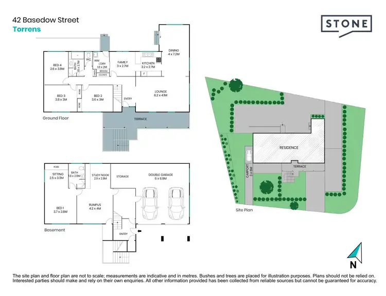 Floorplan of Homely house listing, 42 Basedow Street, Torrens ACT 2607