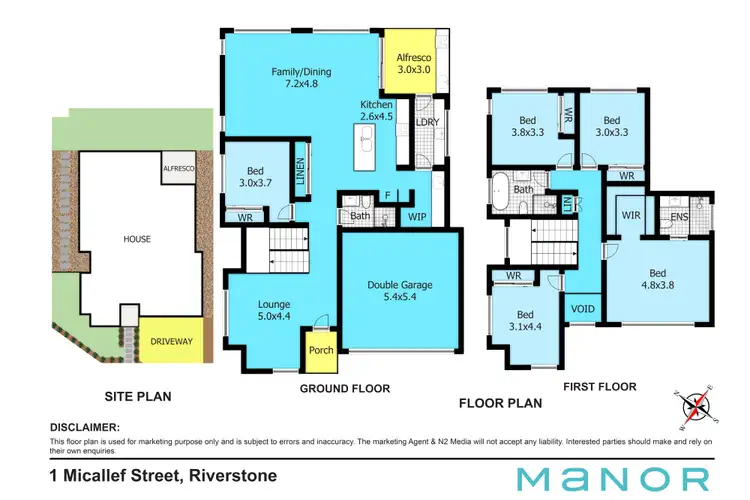 Floorplan of Homely house listing, 1 Micallef Street, Riverstone NSW 2765