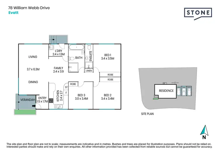 Floorplan of Homely house listing, 78 William Webb Drive, Evatt ACT 2617