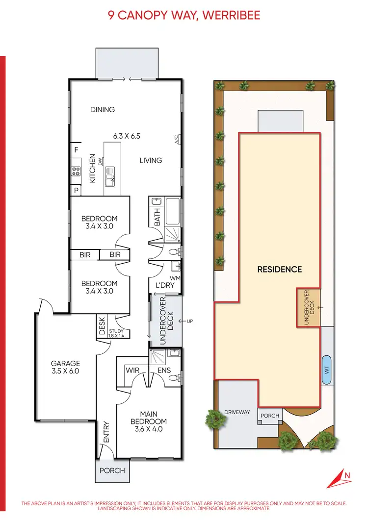 Floorplan of Homely house listing, 9 Canopy Way, Werribee VIC 3030