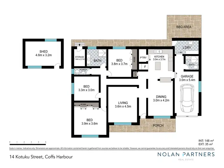 Floorplan of Homely house listing, 14 Kotuku Street, Coffs Harbour NSW 2450