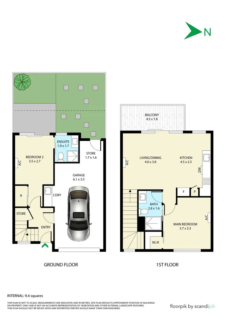 Floorplan of Homely townhouse listing, 5/43 Chandler Road, Boronia VIC 3155