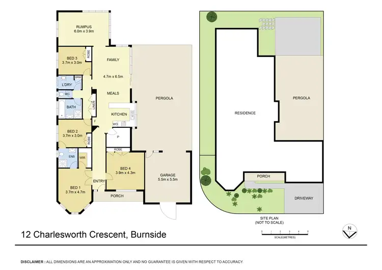 Floorplan of Homely house listing, 12 Charlesworth Crescent, Burnside VIC 3023