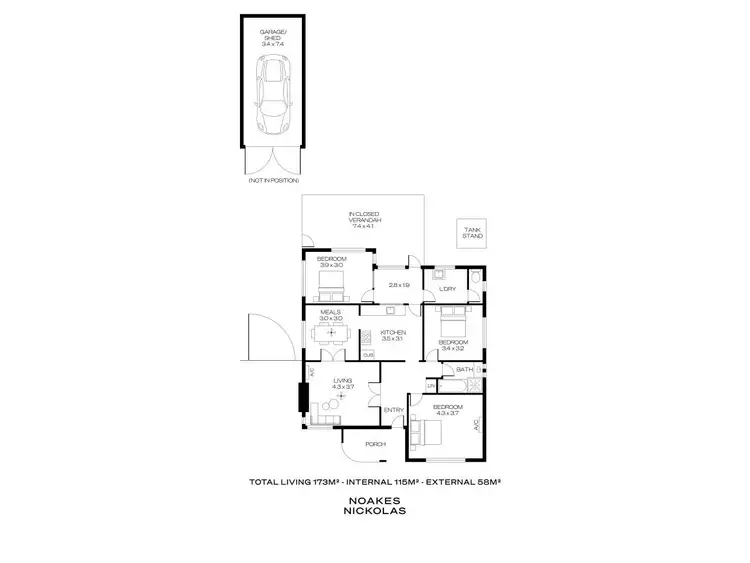 Floorplan of Homely house listing, 1 Mcgilp Avenue, Glengowrie SA 5044