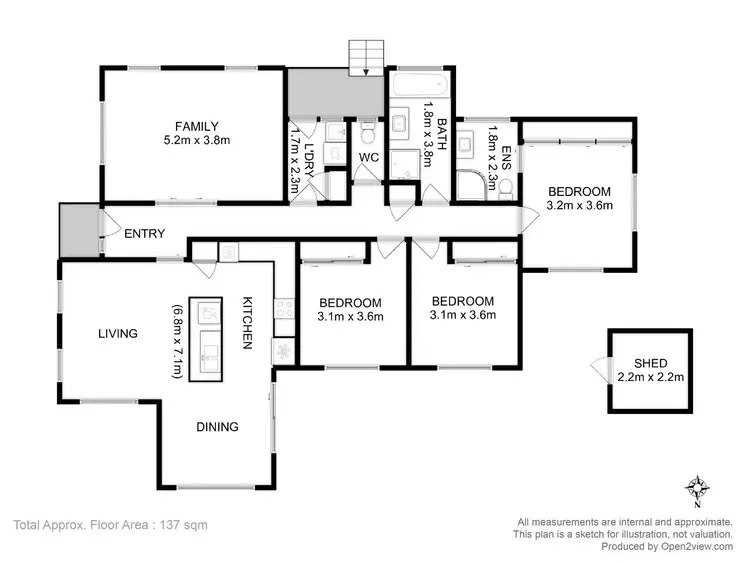 Floorplan of Homely house listing, 15 Whitelea Court, Sorell TAS 7172