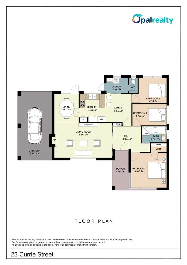 Floorplan of Homely house listing, 23 Currie Street, Waikiki WA 6169