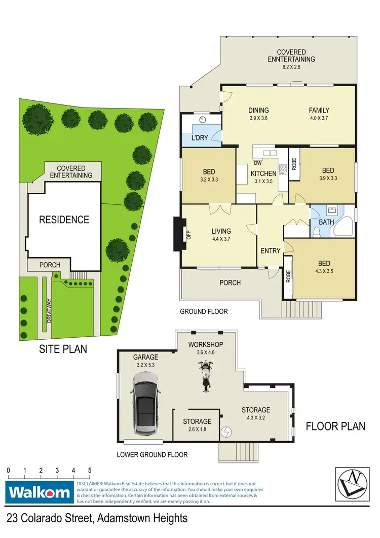 Floorplan of Homely house listing, 23 Colarado Street, Adamstown Heights NSW 2289