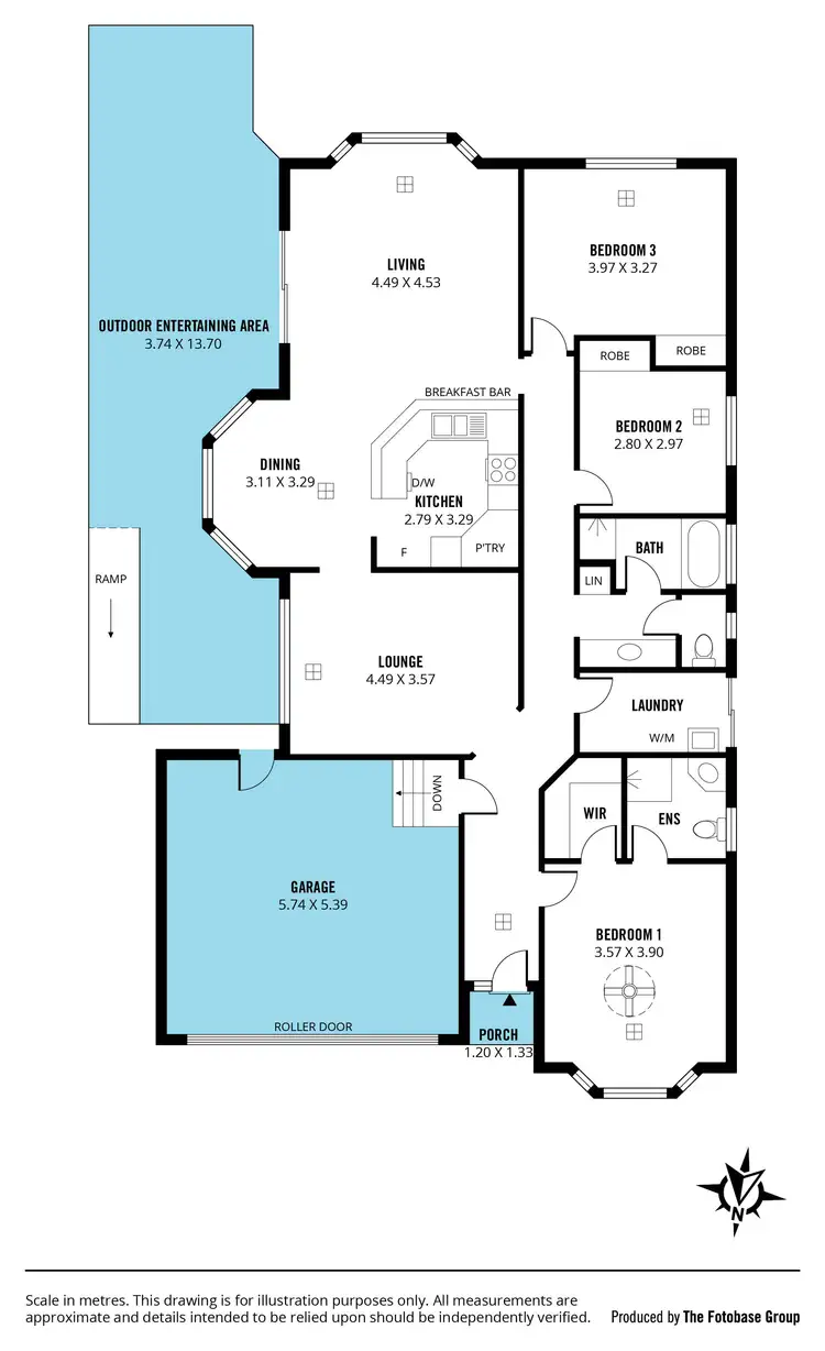 Floorplan of Homely house listing, 22 Portsea Drive, Seaford Rise SA 5169