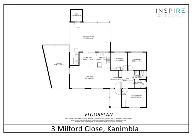 Floorplan of Homely house listing, 3 Milford Close, Kanimbla QLD 4870