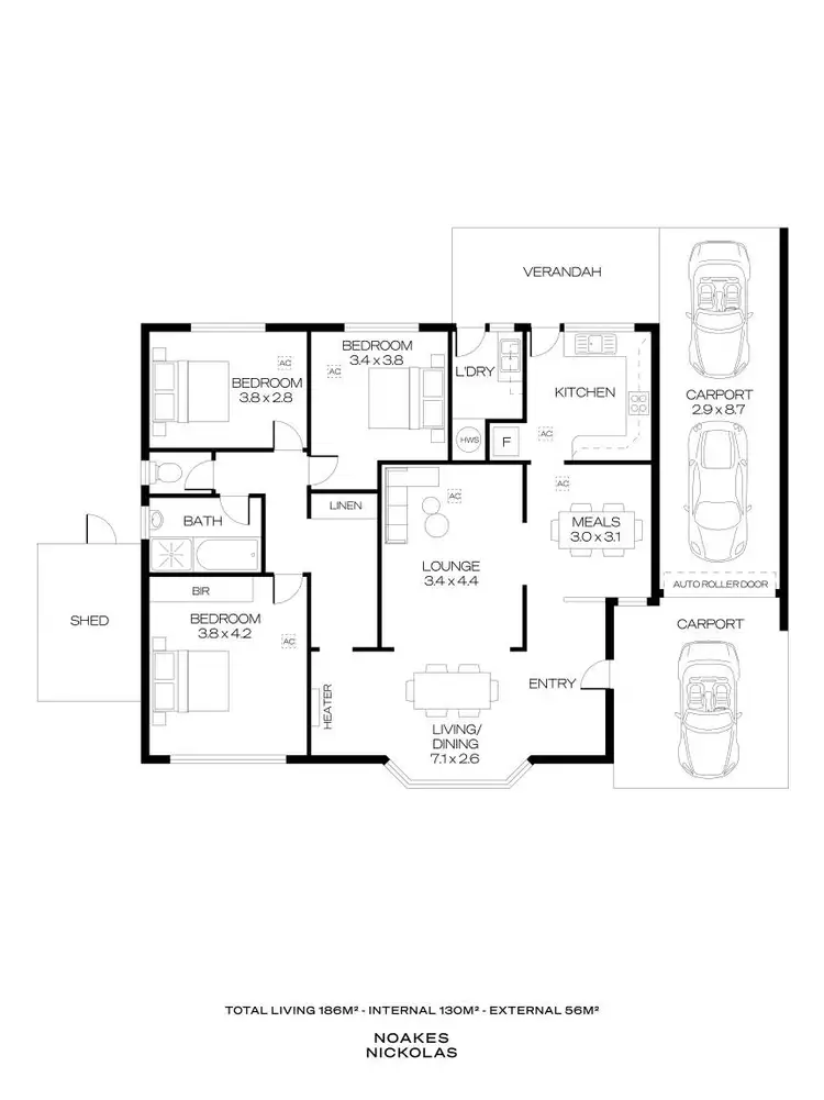 Floorplan of Homely house listing, 2 Comet Avenue, Netley SA 5037