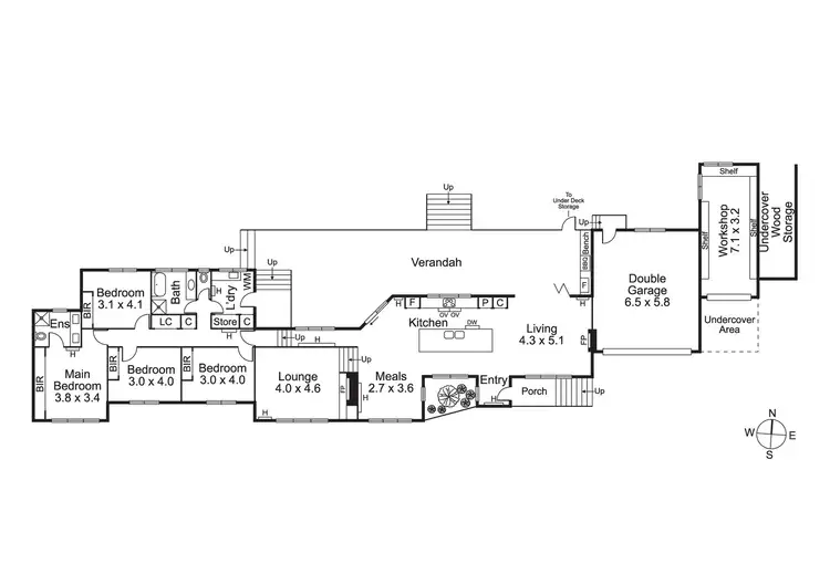 Floorplan of Homely house listing, 1 Fairhazel Court, Beaconsfield Upper VIC 3808