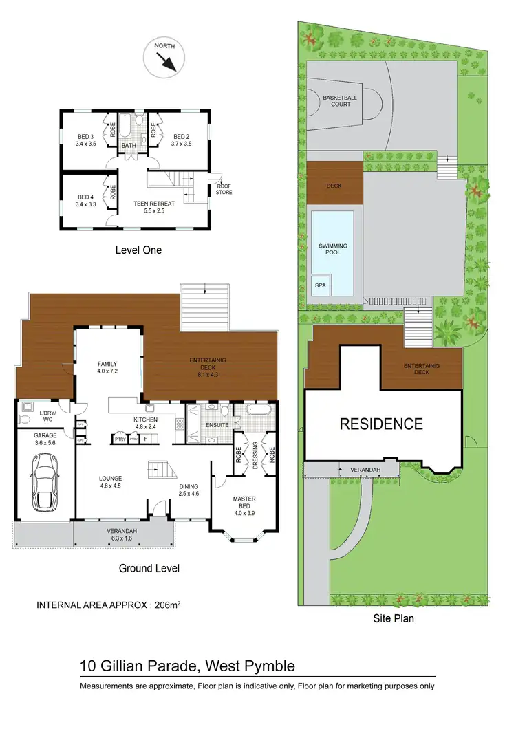 Floorplan of Homely house listing, 10 Gillian Parade, West Pymble NSW 2073