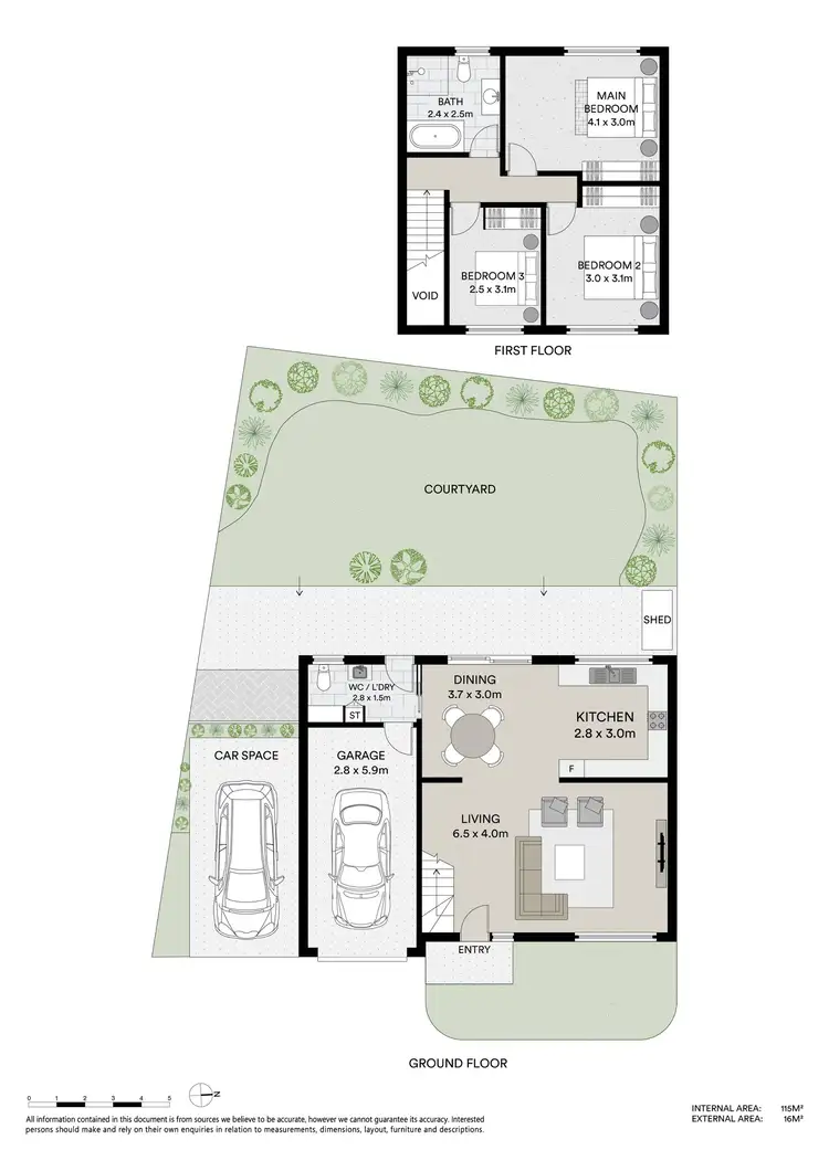 Floorplan of Homely villa listing, 9/16 Alex Close, Ourimbah NSW 2258