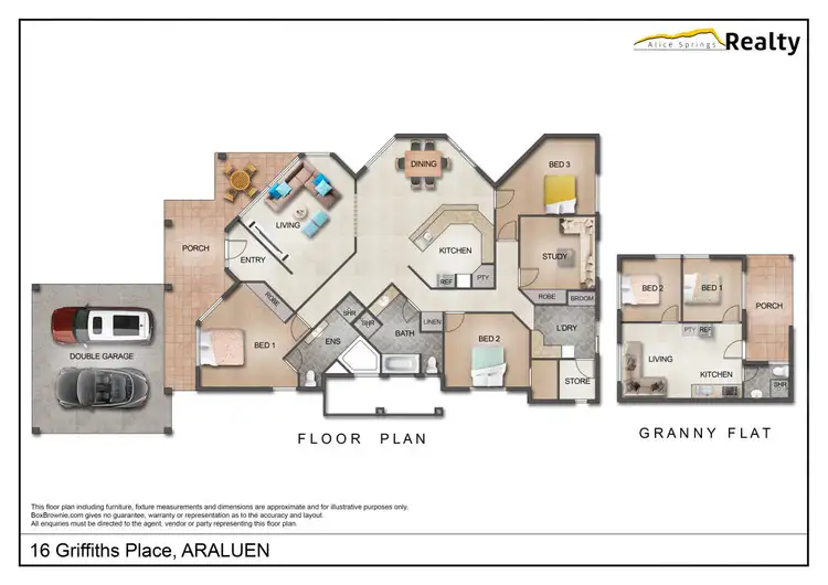 Floorplan of Homely house listing, 16 Griffiths Place, Araluen NT 870